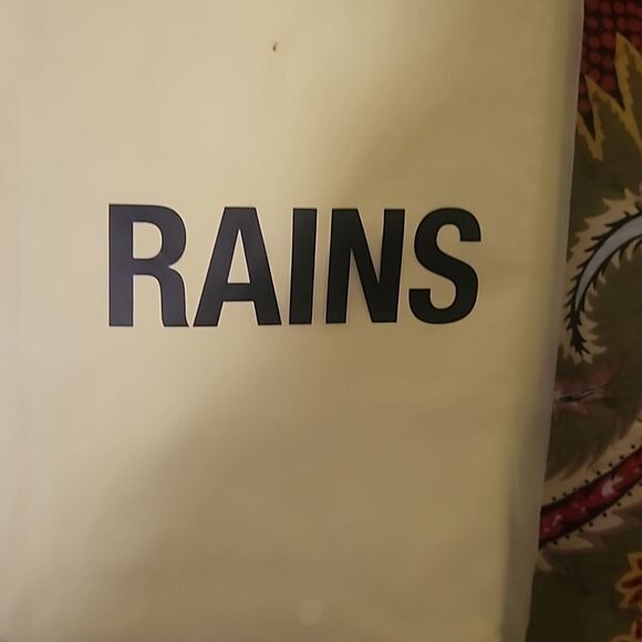 Rains Long Jacket Color yellow Size XL Unisex - Picture 3 of 4